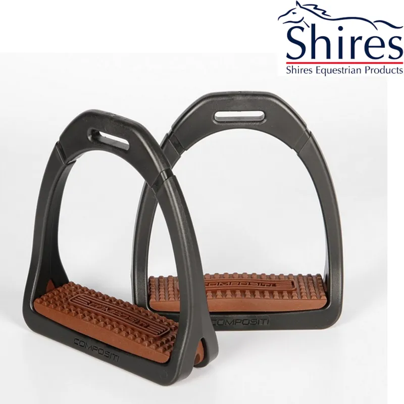 Compositi Premium Profile Stirrup Treads - Childs - Brown 